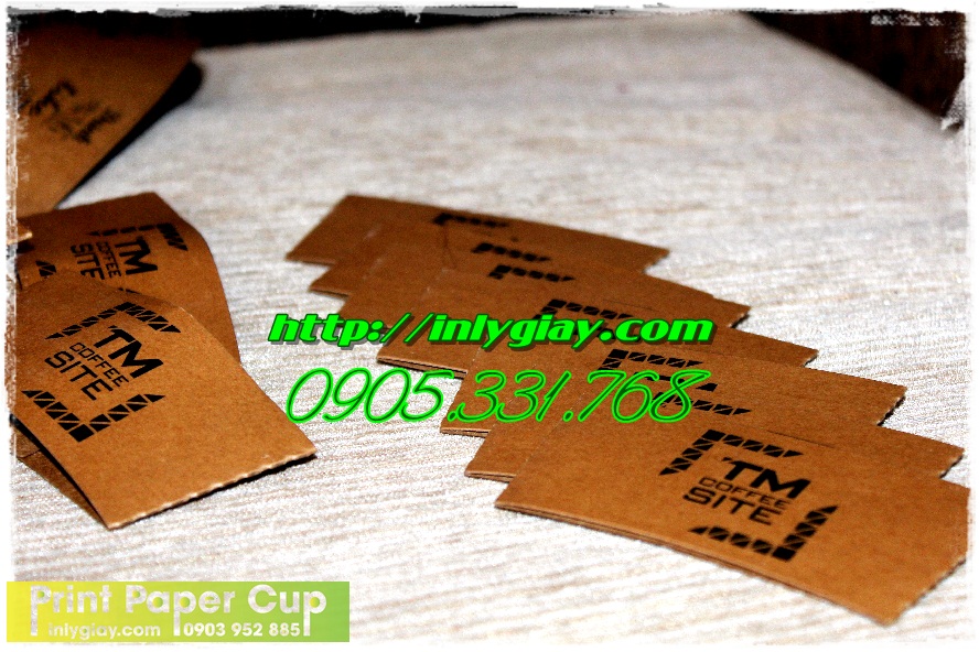 cover ly giay, slevee paper cup, tay cam nong lanh, tay cach nhiet cafe, tay quai chong nong